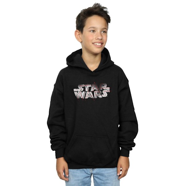 Star Wars Boys The Last Jedi Spray Logo Hoodie 12-13 år Svart Black 12-13 Years