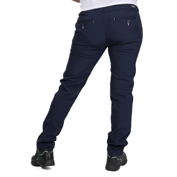 Island Green Dam/Dam Bondade Allväders Golfbyxor 12 Navy 12 UK S