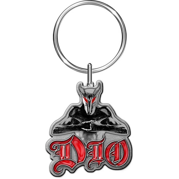 Dio Murray Logotyp Nyckelring One Size Silver/Svart/Röd Silver/Black/Red One Size