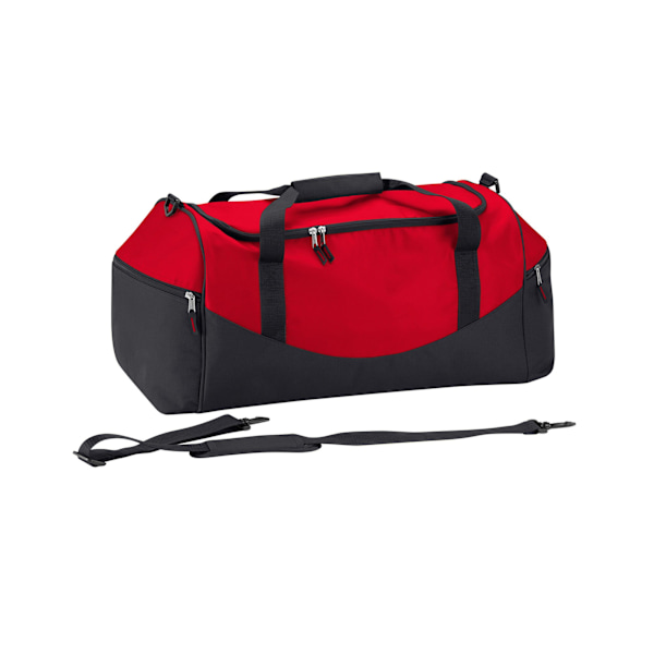 Quadra Teamwear Holdall One Size Röd/Svart Red/Black One Size