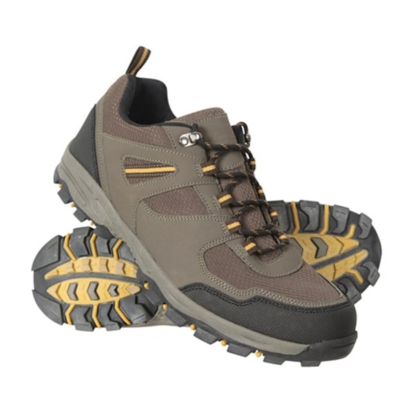 Mountain Warehouse Mens Mcleod Outdoor Wide Walking Shoes 6 UK Brown 6 UK