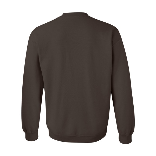 Gildan Heavy Blend Unisex tröja med crewneck för vuxna L Dark Choc Dark Chocolate L