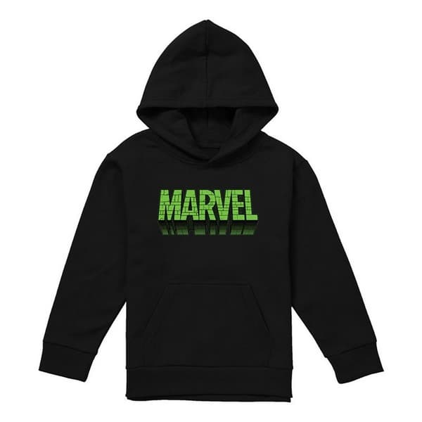 Marvel Barn/Barn Hulking Brick Tröja med huva 7-8 år Black 7-8 Years