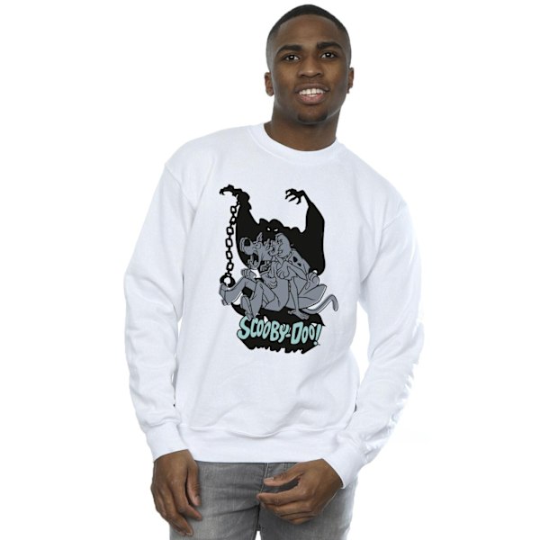 Scooby Doo Herr Scared Jump Sweatshirt XXL Vit White XXL