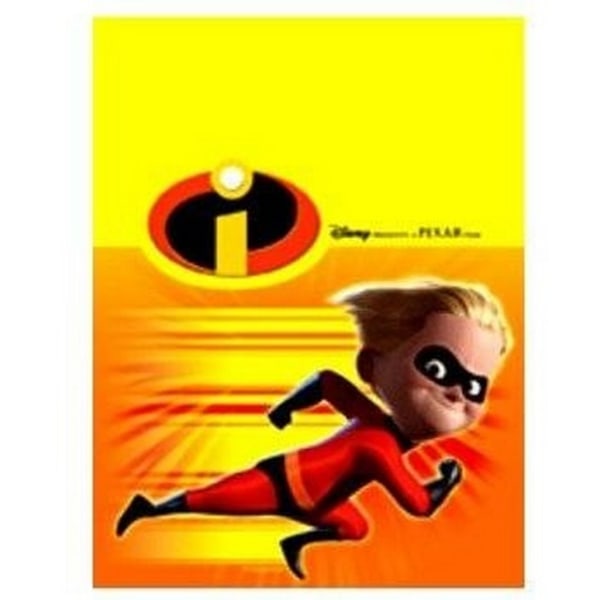 The Incredibles Dash Party Table Cover One Size Gul/Röd Yellow/Red One Size