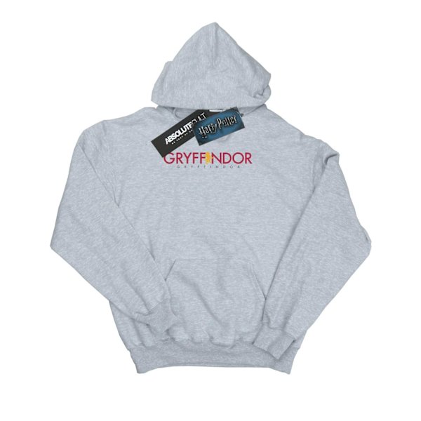 Harry Potter Herr Gryffindor Text Hoodie M Sports Grey Sports Grey M