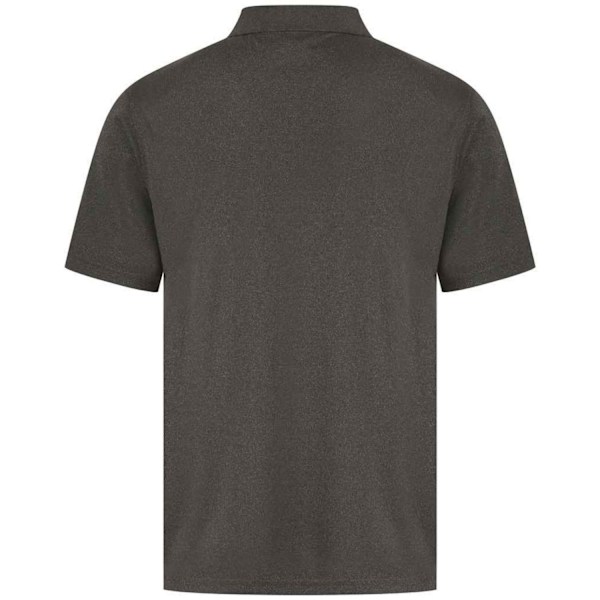Henbury Mens CoolPlus Polo Shirt XXL Heather Charcoal Heather Charcoal XXL