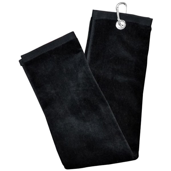 Longridge Golf Handduk One Size Svart Black One Size