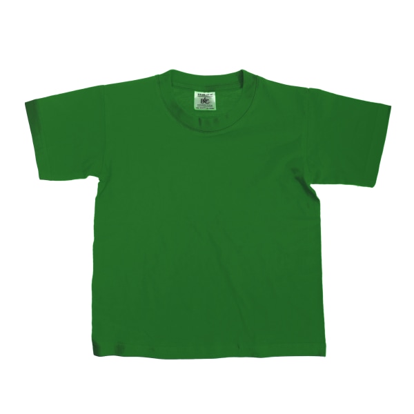 B&C Kids/Childrens Exact 150 kortärmad T-shirt (paket med 2) Bottle Green 5-6