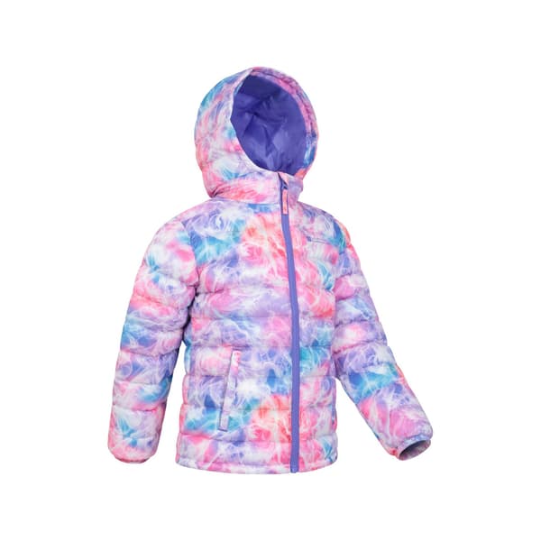 Mountain Warehouse Barn/Barn Seasons Tie Dye Vadderad Jacka Bright Pink 13 Years