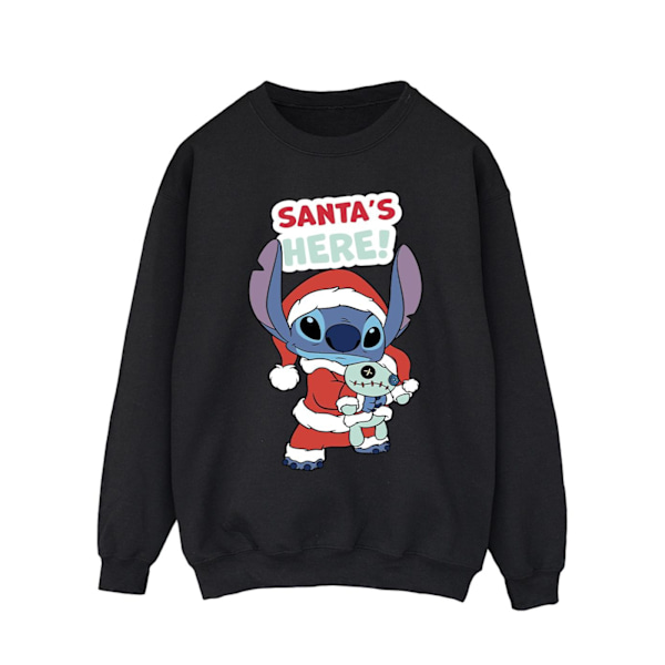 Disney Herr Lilo & Stitch Santa´s Here Sweatshirt 3XL Svart Black 3XL