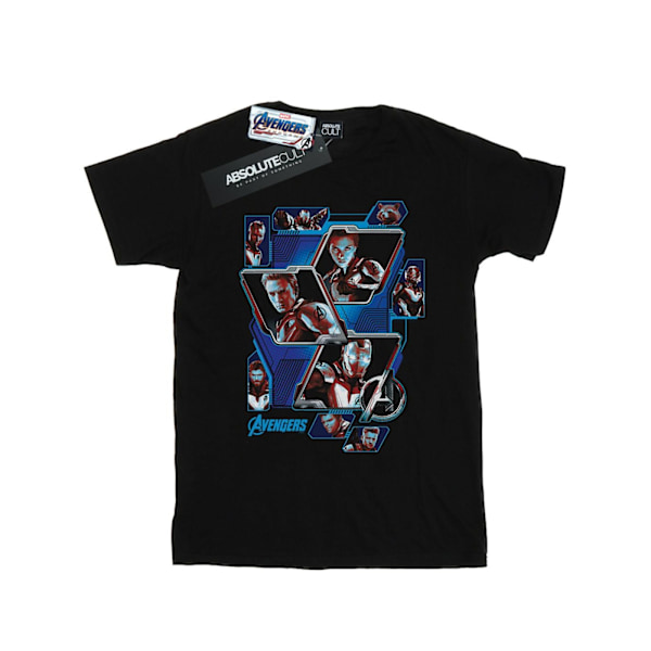 Marvel Mens Avengers Endgame Hero Panels T-Shirt XL Svart Black XL