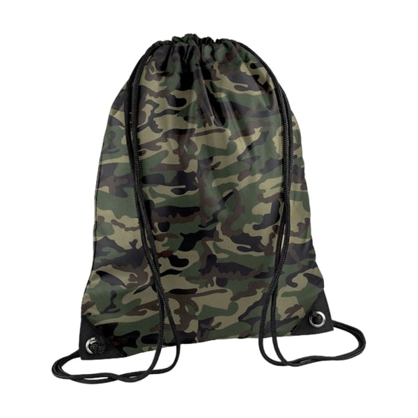 Bagbase Premium Camouflage Dragstring Bag One Size Jungle Camo Jungle Camo One Size