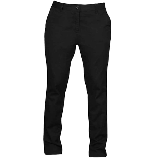 Front Row Dam/Damer Stretch Chinos 12 UK Svart Black 12 UK