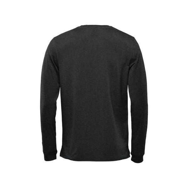 Stormtech Mens Montebello Långärmad T-shirt L Charcoal Heath Charcoal Heather L