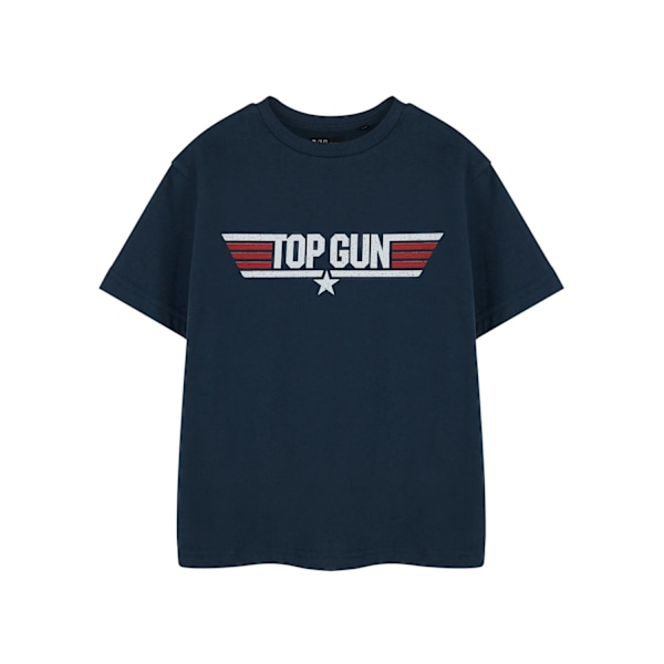 Top Gun Boys Mini Me Kortärmad T-shirt 11-12 år Marinblå Navy 11-12 Years