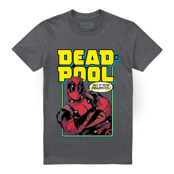 Deadpool Herr Do It For Deadpool T-Shirt M Ljusgrafit Light Graphite M