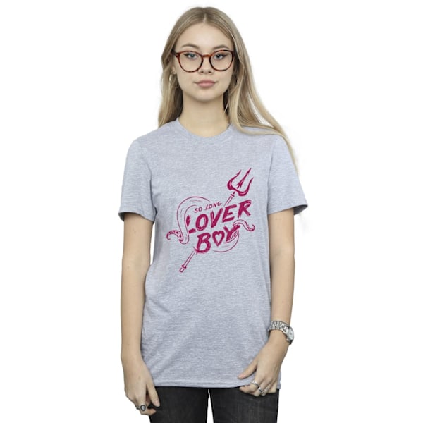 Disney Dam/Damer Skurkar Ursula Lover Boy Bomull Boyfriend Sports Grey L