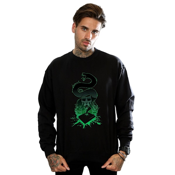 Harry Potter Mens Nagini Silhouette Sweatshirt XXL Svart Black XXL
