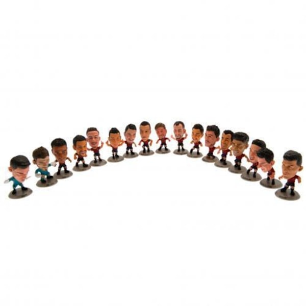 Spanien SoccerStarz Team Fotbollsfigur Set (Paket med 17) En S Multicoloured One Size