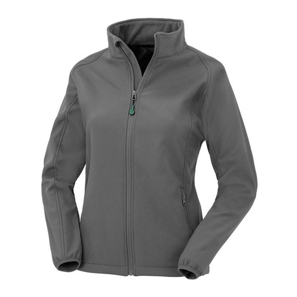 Result Äkta Återvunnen Dam/Dam Softshell Tryckbar Jacka Workguard Grey XS