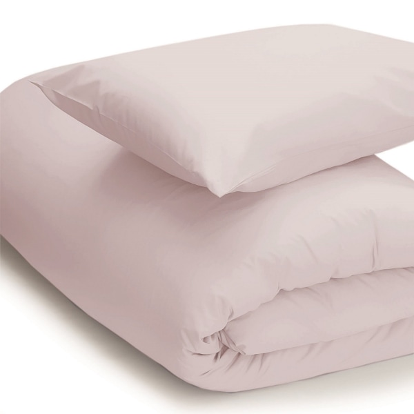 Belledorm Easycare Percale Cover Single Powder Pink Powder Pink Single