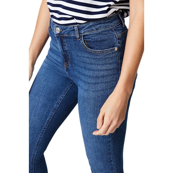 Dorothy Perkins Stretch Skinny Jeans för Kvinnor/Dam i Petite Storlek 6 UK Mid Wash 6 UK R
