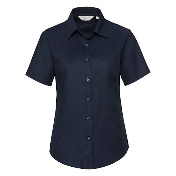 Russell Collection Dam/Dam Oxford Kortärmad Skjorta XL Bright Navy XL