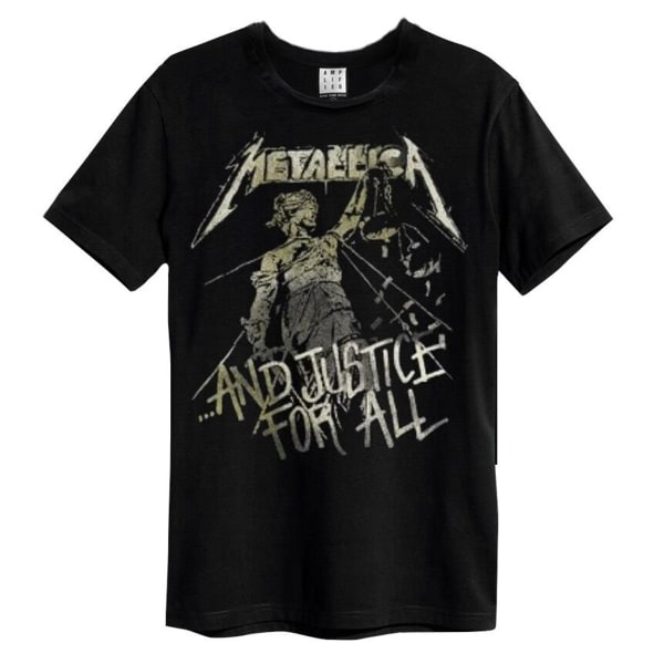 Förstärkt unisex vuxen och rättvisa för alla Metallica T-shirt M Black M