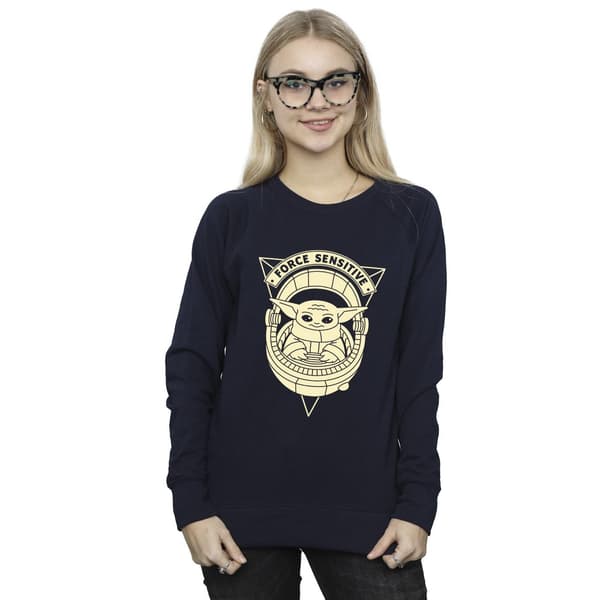 Star Wars Dam/Damer The Mandalorian Grogu Force Sensitive S Navy Blue S