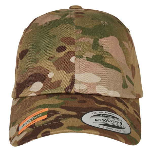 Flexfit by Yupoong Multicam Bomullstwill Dad Cap One Size Multi Multicam One Size