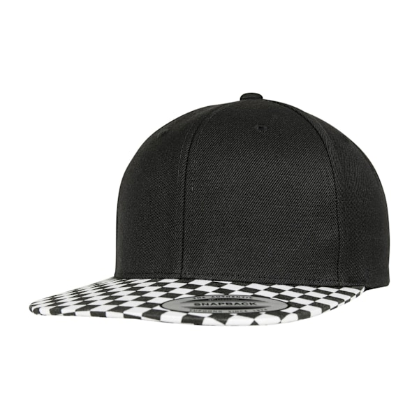 Flexfit By Yupoong Checkerboard Snapback Cap One Size Svart/Vit Black/White One Size