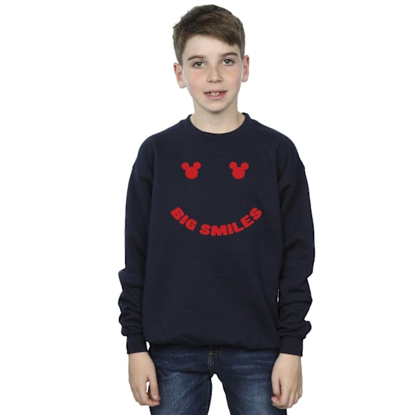 Disney Boys Mickey Mouse Big Smile Sweatshirt 12-13 år Marinblå Navy Blue 12-13 Years