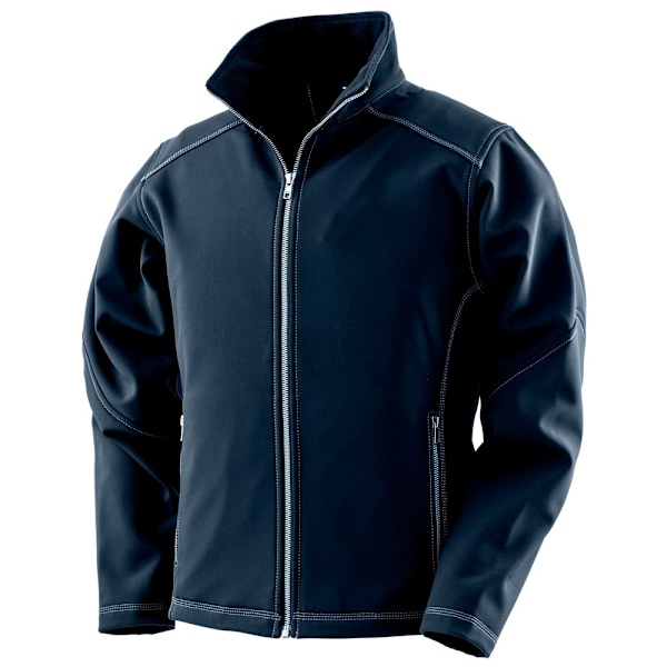 Result Work Guard Dam/Dam Treble Stitch Softshell Jacka Navy 10 UK