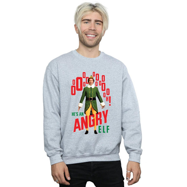 Elf Herr Angry Elf Sweatshirt XXL Sports Grey Sports Grey XXL