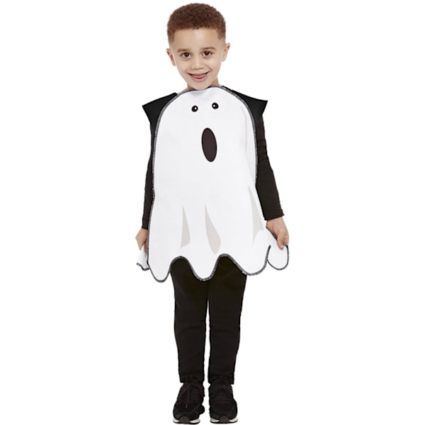 Smiffys Barn/Barn Spökkostym 1-2 År Vit White 1-2 Years