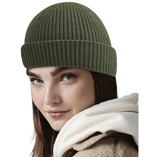 Beechfield Unisex Vuxen Återvunnen Harbour Beanie One Size Olive Olive Green One Size