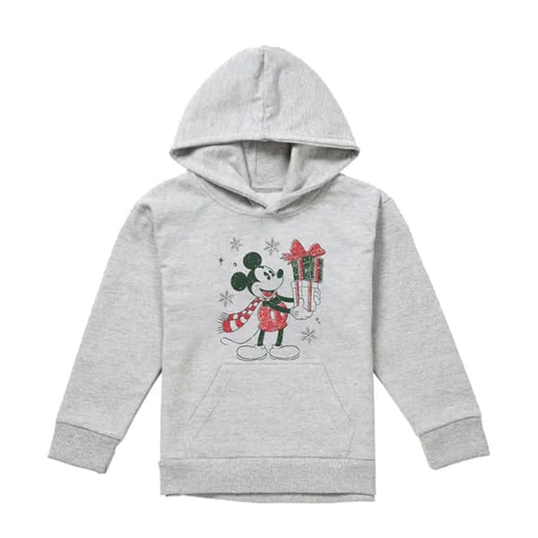 Disney Barn/Barn Mickey Mouse Julpresent Huvtröja 7-8 Athletic Heather 7-8 Years