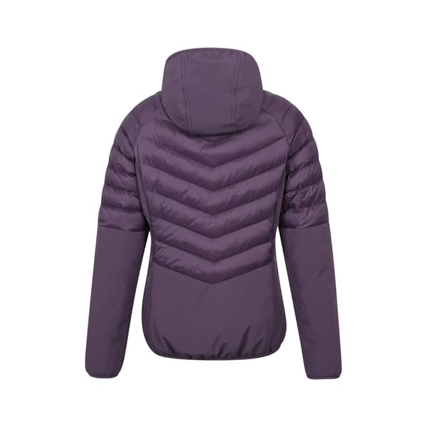 Mountain Warehouse Agile Padded Soft Shell Jacka för Kvinnor Purple 8 UK