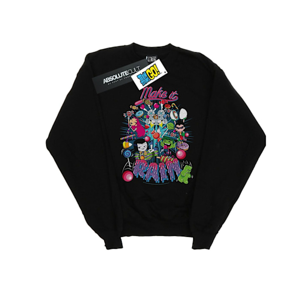 DC Comics Herr Teen Titans Go Make It Rain Sweatshirt 4XL Svart Black 4XL