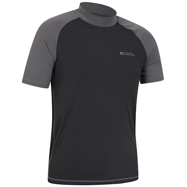 Mountain Warehouse UV-skyddande rashguard för män XS mörkgrå Dark Grey XS