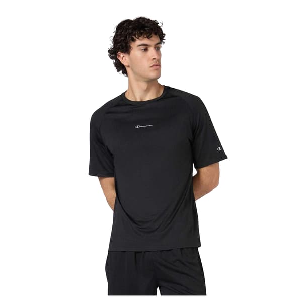 Champion Herr Quick Dry Performance T-shirt S Svart Black S