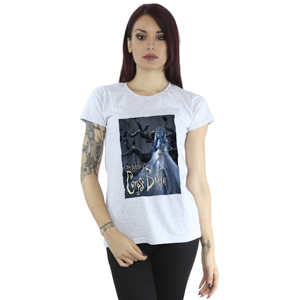 Corpse Bride Dam/Dam Emily Poster T-Shirt S Sportgrå Sports Grey S