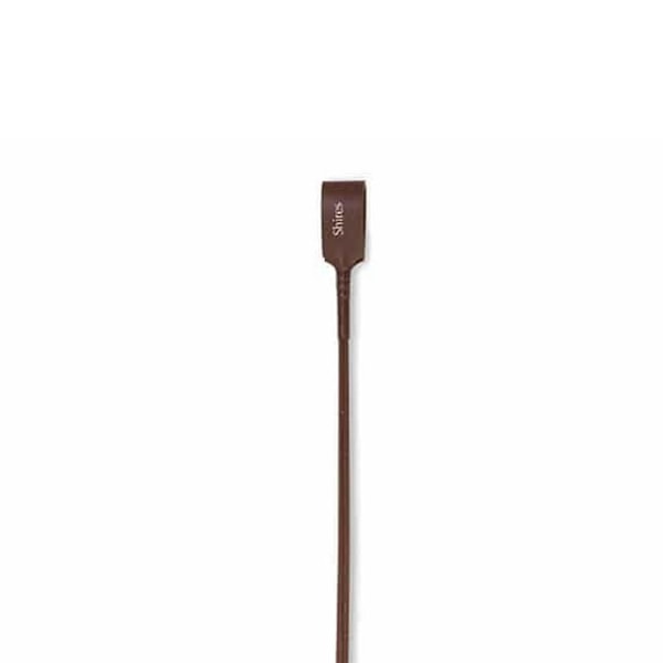 Shires Läder Hästutställning Piska 24in Brun/Silver Brown/Silver 24in