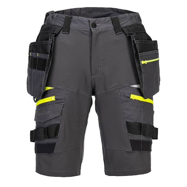 Portwest Holster Fickshorts för Män 40R Metallgrå Metal Grey 40R