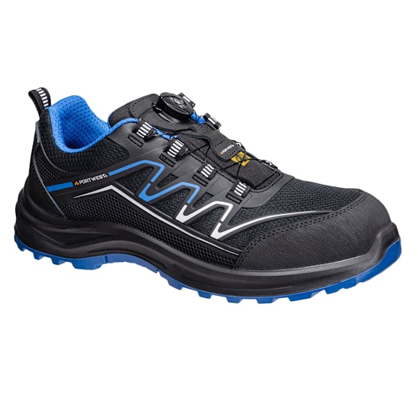 Portwest Unisex Mesh Träningsskor för Vuxna 10.5 UK Svart/Blå Black/Blue 10.5 UK