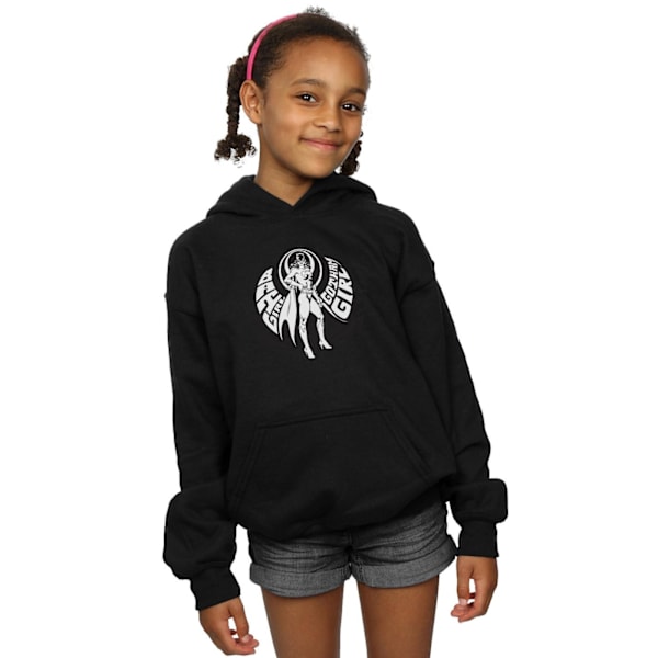 DC Comics Girls Batgirl Gotham Girl Hoodie 9-11 år Svart Black 9-11 Years