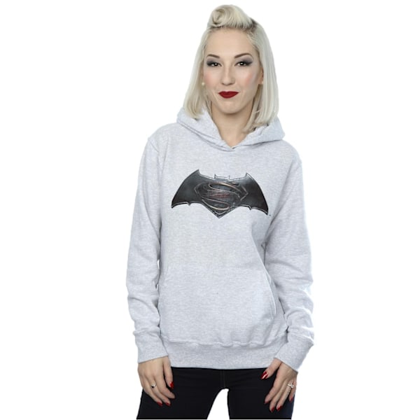 DC Comics Herr Batman v Superman Logo Hoodie M Sports Grey Sports Grey M