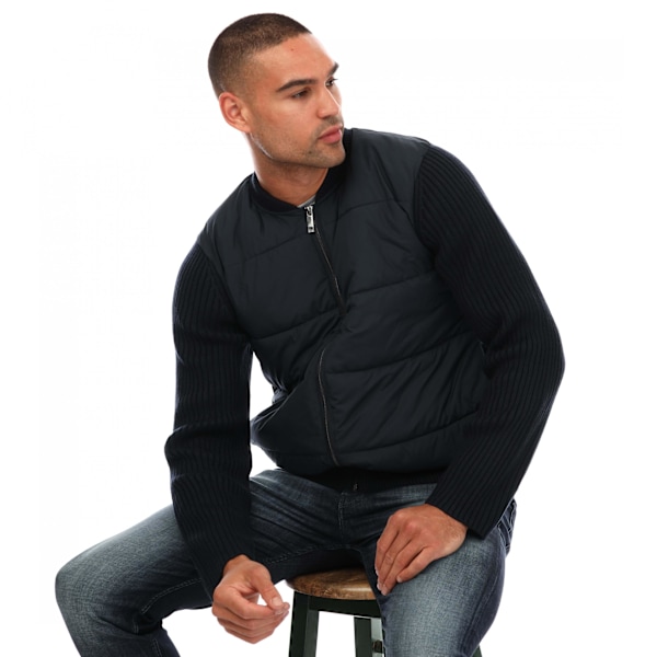 Ted Baker Herr Spores Full Zip Regular Vadderad Jacka XXL Marinblå Navy XXL