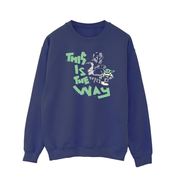 Star Wars Herr The Mandalorian This Is The Way Duo Sweatshirt L Navy Blue L